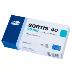 Сортис таблетки 40мг №30