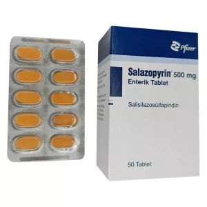 Салазопирин Pfizer табл. 500мг (аналог Азульфидин) №50