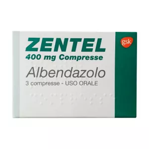 Зентел 400мг таблетки №3