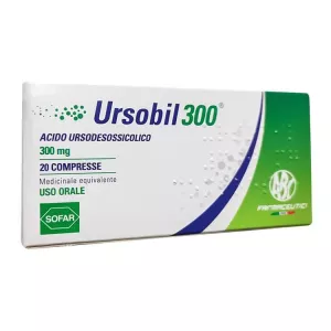 Урсобил (Урсолизин) 300 капсулы (300мг) №20