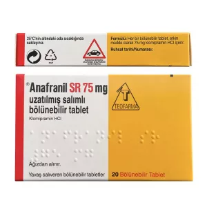 Анафранил СР (SR) таблетки 75мг N20