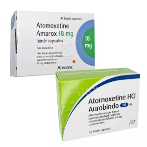Атомоксетин HCL 18 мг Европа :: Аналог Когниттера :: Aurobindo/Glenmark/Amarox капс. №30