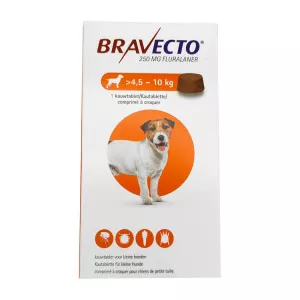 Бравекто для собак 4,5 - 10 кг ГЕРМАНИЯ! таблетки жевательные (для собак мелких пород) 250мг №1