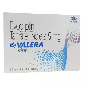 Эвоглиптин 5 мг :: Эводин 5 мг полный аналог Valera 5мг таблетки №15