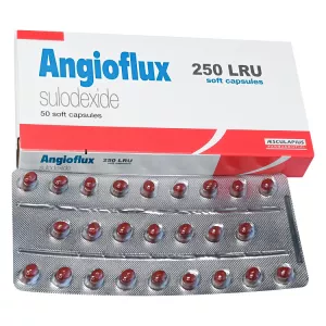 Ангиофлюкс капсулы (Angioflux) 250ЛЕ №50