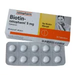Биотин Германия Ратиофарм (Волвит, Деакура аналог) 5мг №30